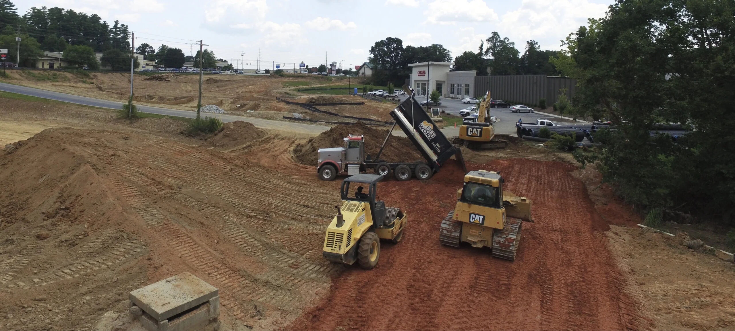Grading and excavation work
